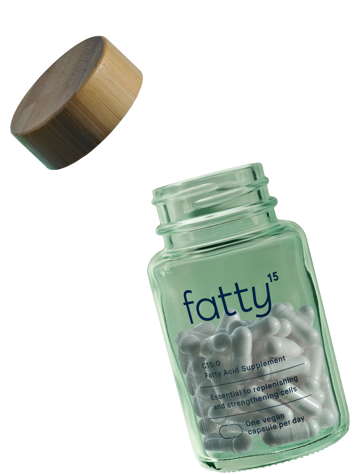 Fatty 15 supplement bottle