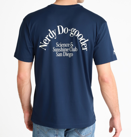 The La Jolla T-Shirt: Navy Unisex | fatty15