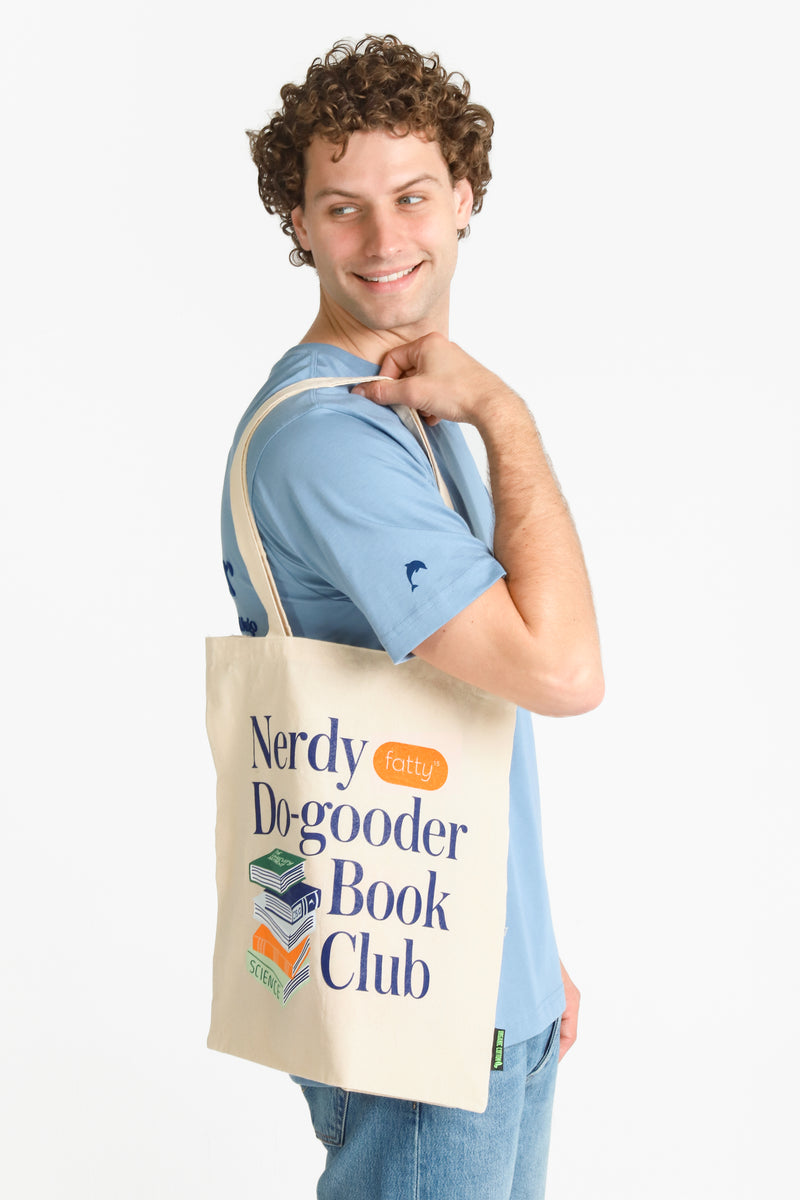 Nerdy Do-Gooder Book Club Tote Bag