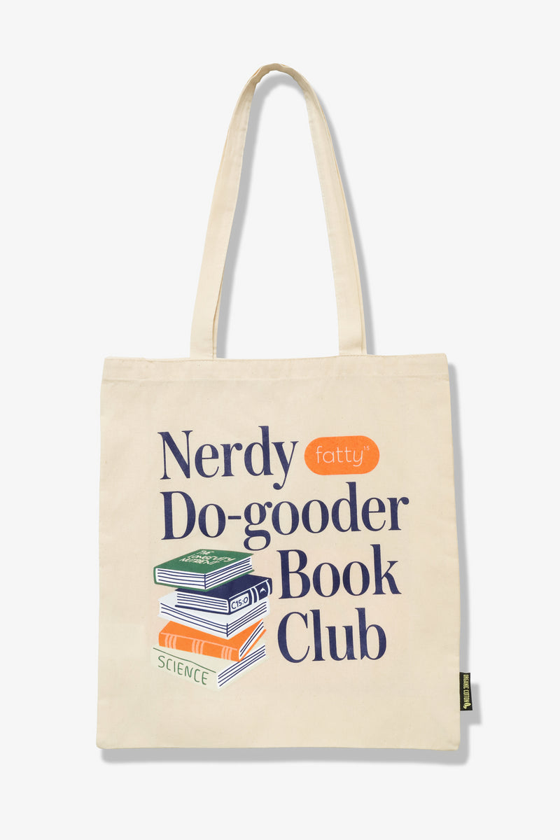 Nerdy Do-Gooder Book Club Tote Bag