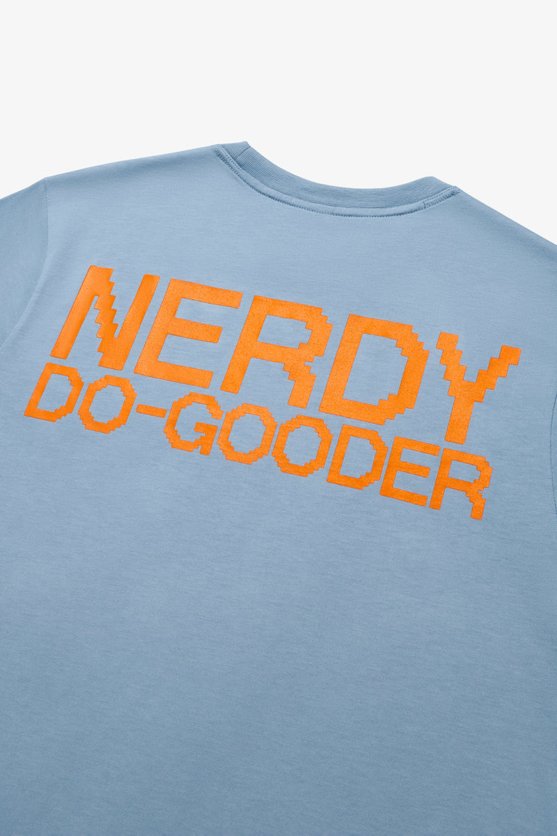 Nerdy Do-Gooder T-Shirt (Cloudy Blue, Unisex)