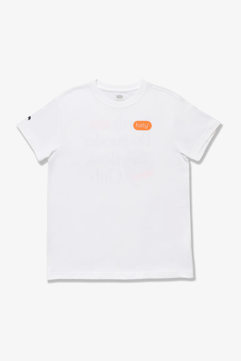 Nerdy Do-Gooder Book Club T-Shirt (White, Unisex)
