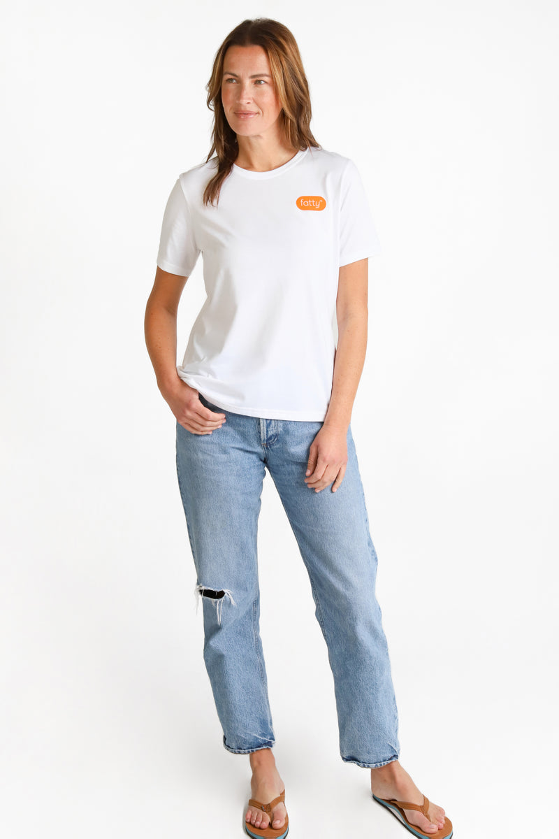 Nerdy Do-Gooder Book Club T-Shirt (White, Women's)